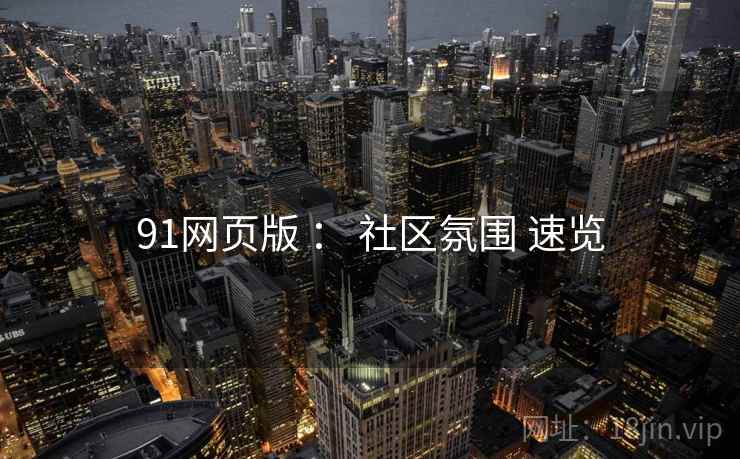 91网页版 ： 社区氛围 速览