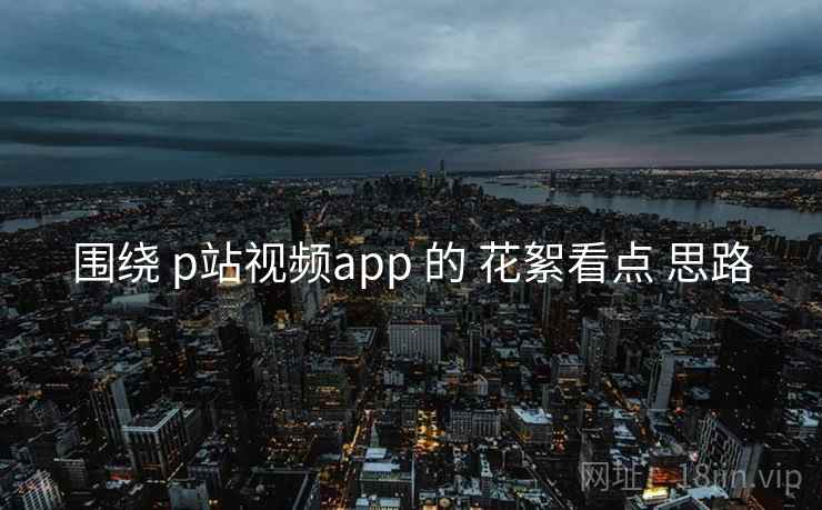 围绕 p站视频app 的 花絮看点 思路