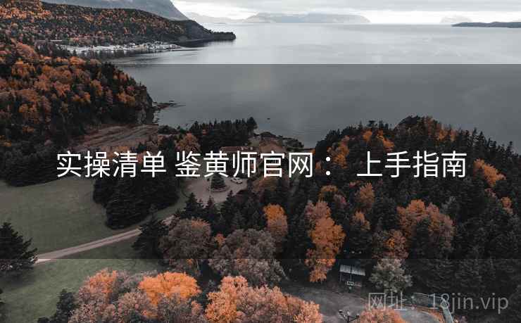 实操清单 鉴黄师官网 ： 上手指南