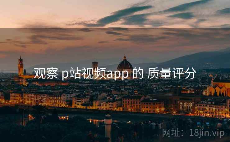 观察 p站视频app 的 质量评分